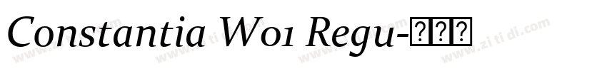 Constantia W01 Regu字体转换 Constantia W01 Regu字体转换